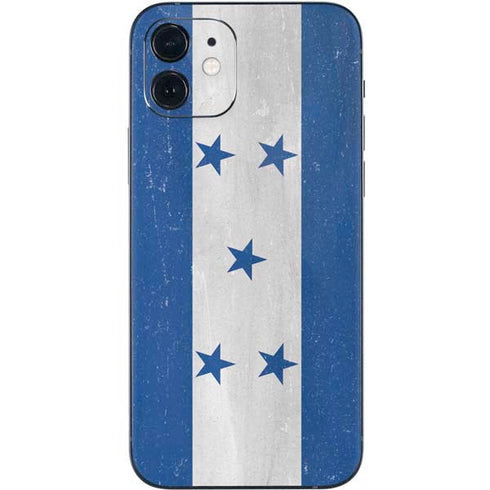 Honduras Flag Distressed iPhone 12 Mini Skin